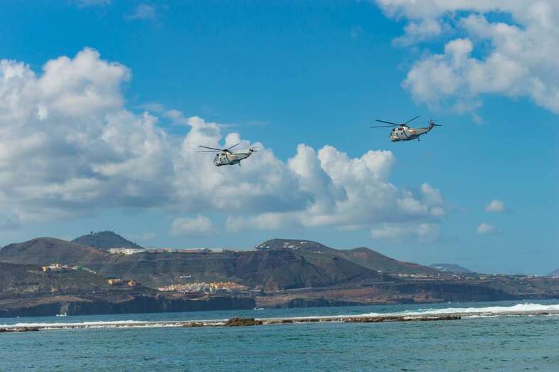 Imagen de las operaciones militares de este miércoles (Foto Antonio Rico)